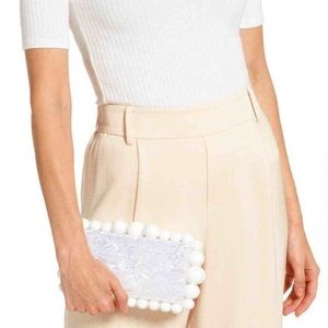 cult gaia - EOS Acrylic Box Clutch, White